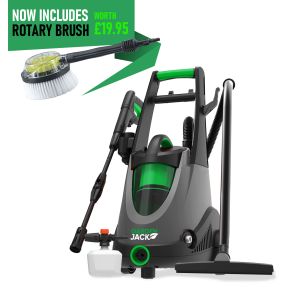 Gardenjack 3-in-1 Pressure Washer + Rotary Brush Attachment Kit